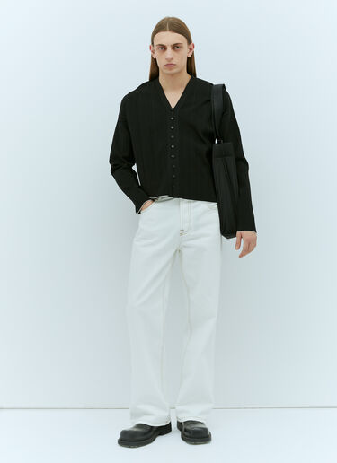 Jacquemus Le De-Nimes Large Jeans Beige jac0156012