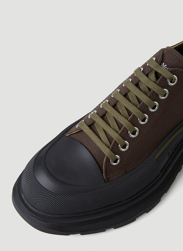 Alexander McQueen Tread Lace-Up Shoes Brown amq0146031