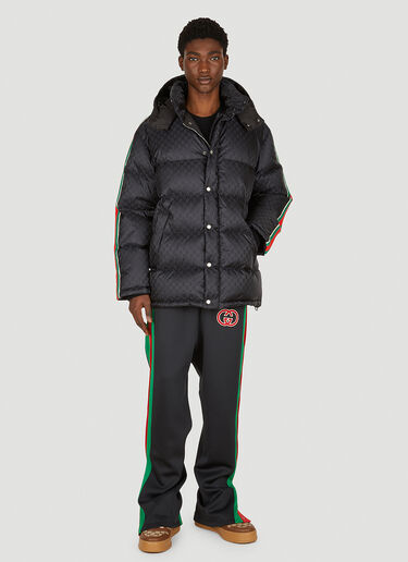 Gucci GG Hooded Puffer Jacket Black guc0151056