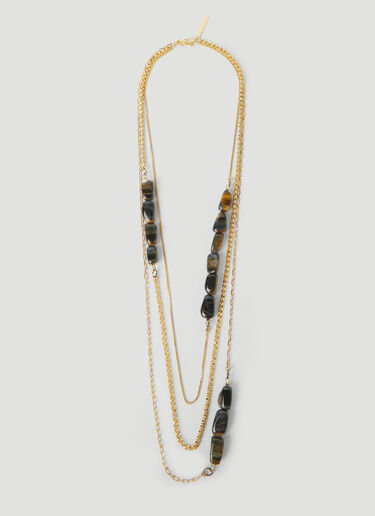 Dries Van Noten Multilayer Necklace Gold dvn0156047