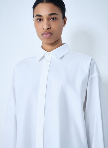 Balenciaga Lace-Up Shirt White bal0263001