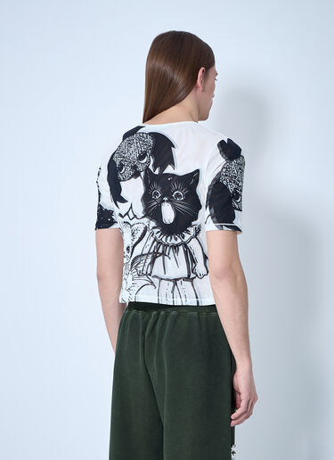 Chopova Lowena Cat Consort 网眼上衣  白色 cho0360005