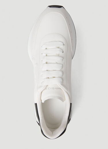 스프린트 Runner 스니커즈 Alexander McQueen 스프린트 Runner 스니커즈 화이트 amq0151061