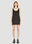 Gucci Re-Nylon Logo Plaque Dress Black guc0252056