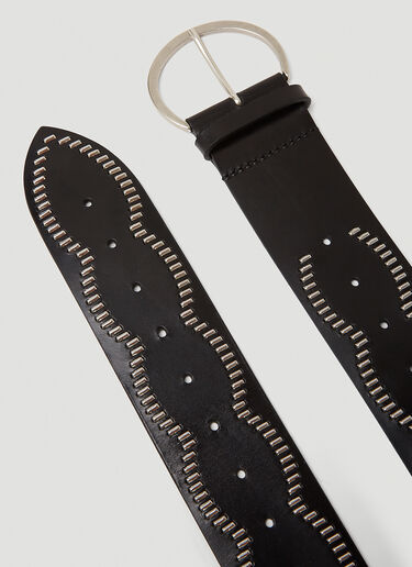 Isabel Marant Lua Stud Belt Black ibm0249043