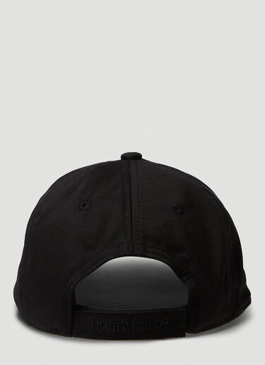 VETEMENTS 徽标刺绣棒球帽 黑 vet0350002