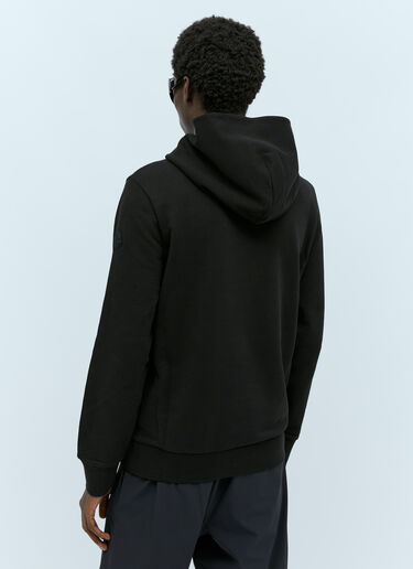 Moncler Logo Embroidery Hooded Sweatshirt Black mon0155039