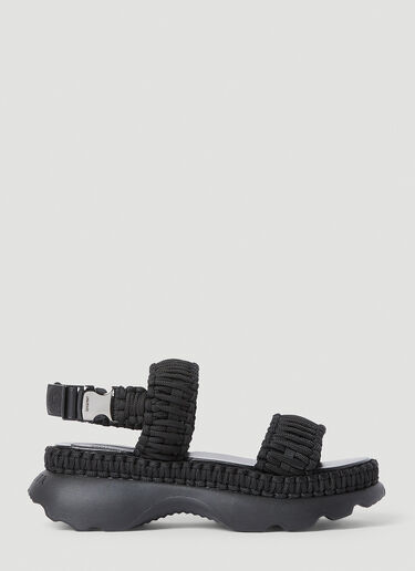 Moncler Belay Woven Sandals Black mon0252049