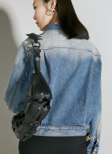 Spike Handle Small Half Moon Shoulder Bag Innerraum Spike Handle Small Half Moon Shoulder Bag Black inn0354003