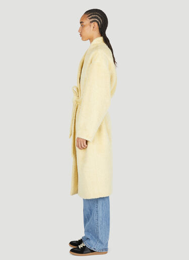 Isabel Marant Caliste Wool Coat Yellow ibm0253010