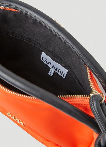 GANNI Knot Mini Handbag Orange gan0251050