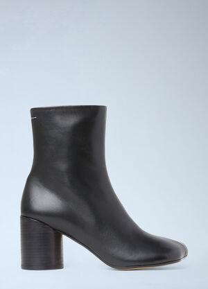 MM6 Maison Margiela Square Ankle Boots Black mmm0253026