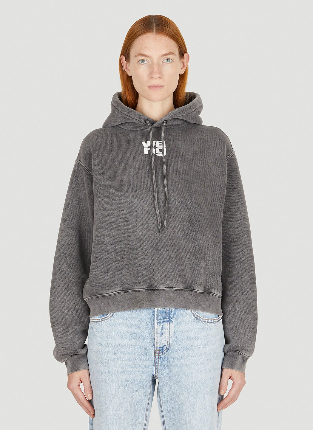 Alexander wang on sale grey hoodie