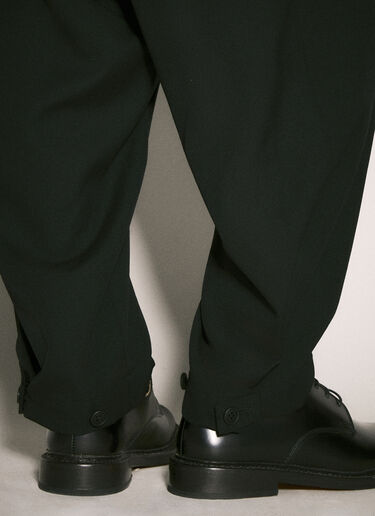 Yohji Yamamoto Tab 阔腿裤  黑色 yoy0158006