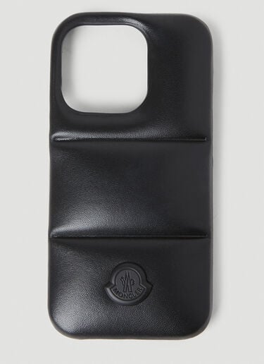 Moncler Doudoune iPhone 14 Pro Cover Black mon0253055