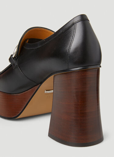Gucci Horsebit Platform Loafers Black guc0251076