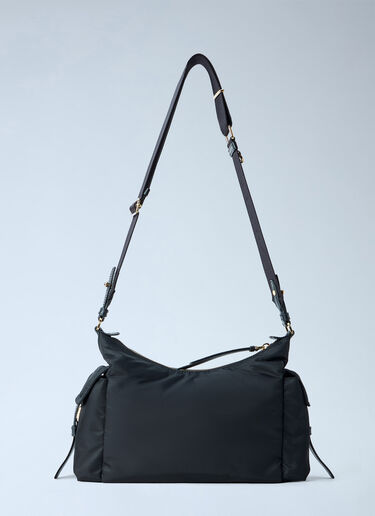 Prada Explore Large Re-Nylon and Leather Shoulder Bag Black pra0265023