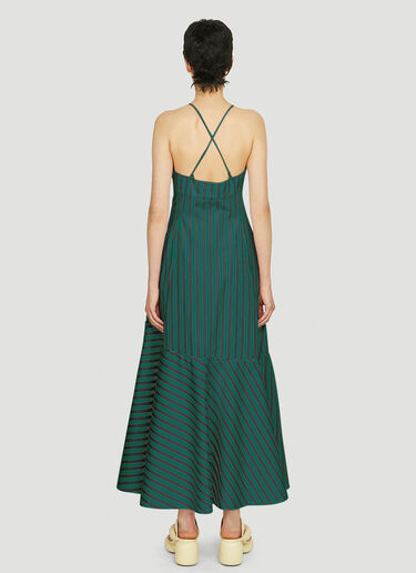 Jil Sander Multi-Stripe Dress Green jil0247005