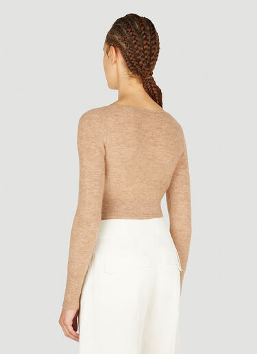 Le Cardigan Alzou Jacquemus Le Cardigan Alzou Beige jac0251040