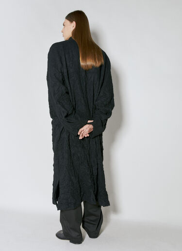 Yohji Yamamoto Wrinkled Coat Black yoy0154005