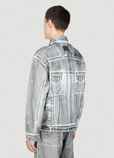 Dolce & Gabbana Coated Denim Jacket Grey dol0151010