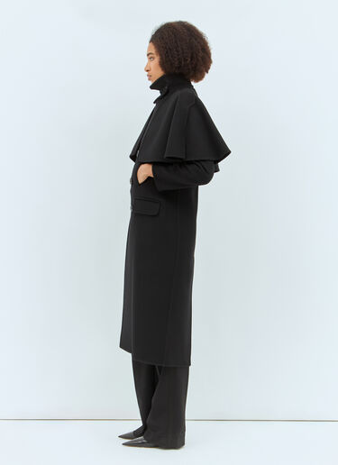 Chloé 양면 울 롱 코트 블랙 chl0258011