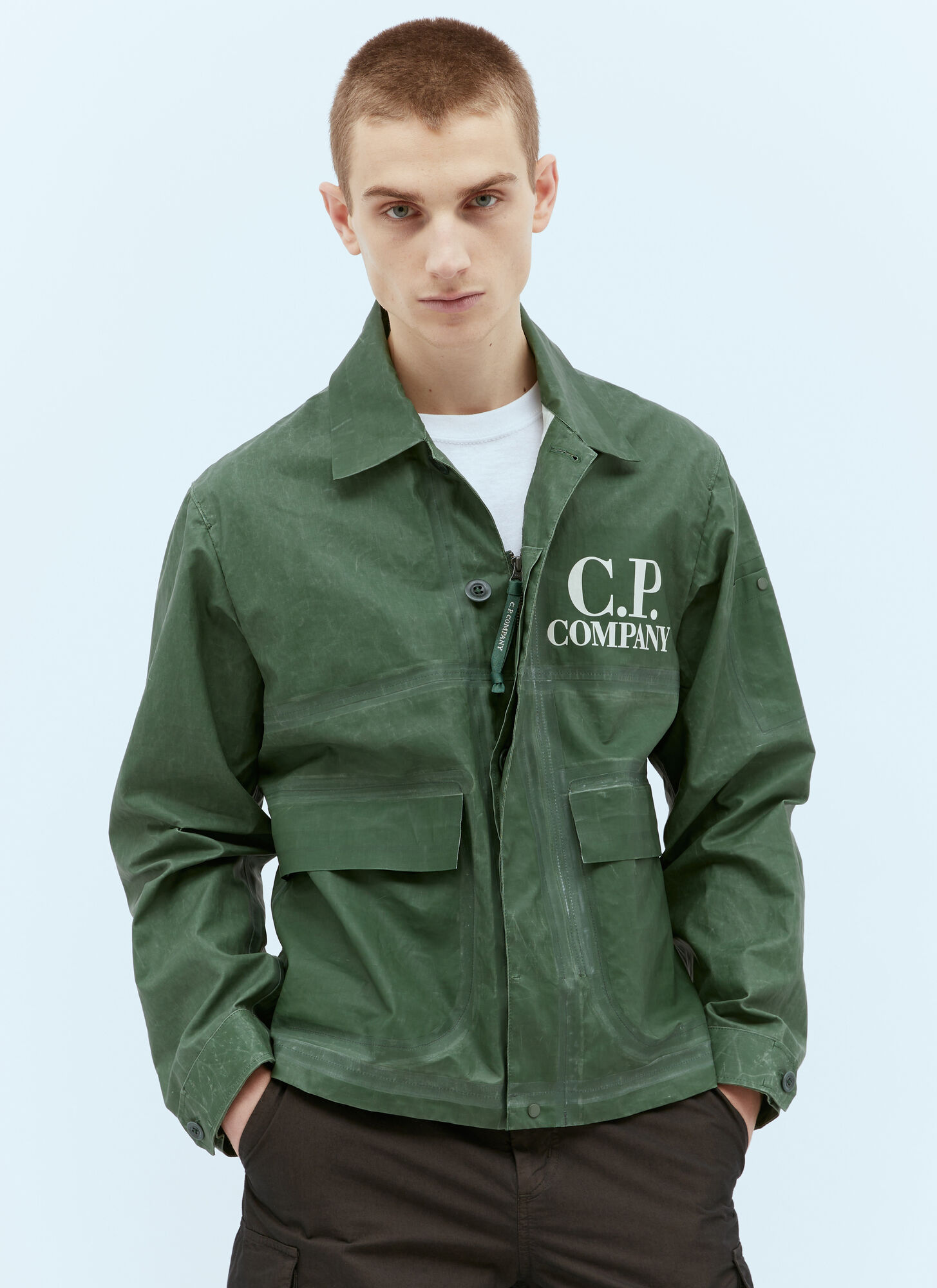 Shop C.p. Company Toob Jacket In Green