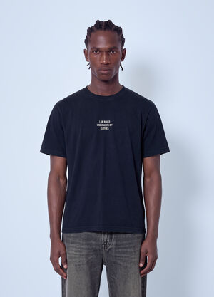 VETEMENTS I Am Naked Under My Clothes Regular Fit T-Shirt Black vet0166005