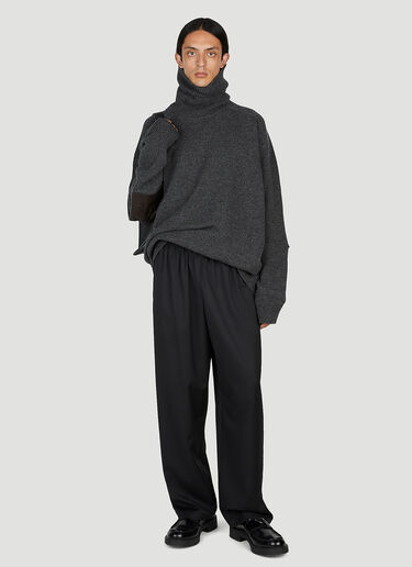 Acne Studios 엘라스틱 팬츠 블랙 acn0152019