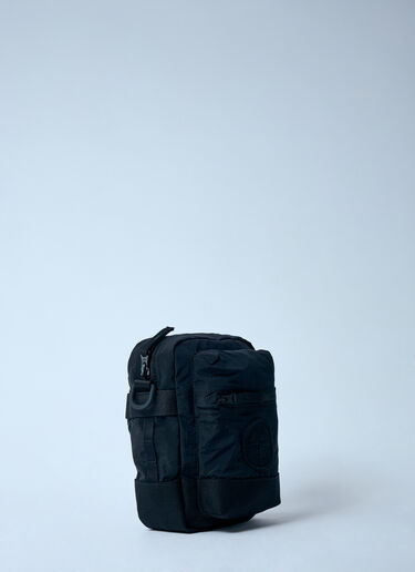 Stone Island Logo Patch Crossbody Bag Black sto0160062