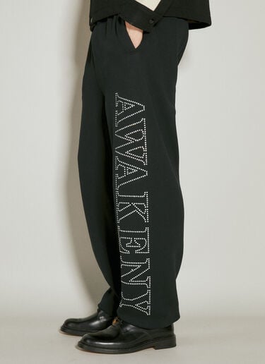 Awake NY Rhinestone Track Pants Black awk0154010