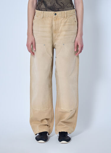 LN-CC® - Carhartt WIP: Brandon Double Knee Pants - Beige Carhartt WIP Brandon Double Knee Pants Beige wip0265002