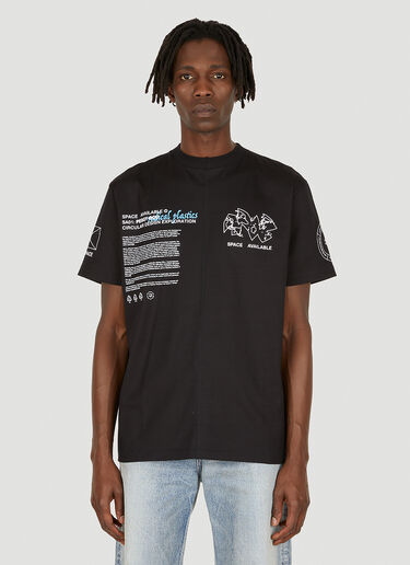 Space Available x Peggy Gou Circular Design T-Shirt Black spa0348026