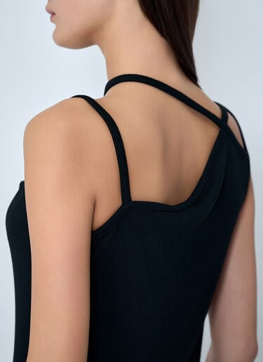 Yohji Yamamoto String Detail Camisole Black yoy0262024