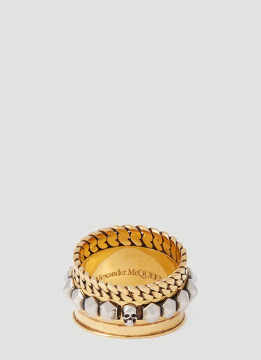 Chunky Ring Alexander McQueen Chunky Ring Gold amq0251072