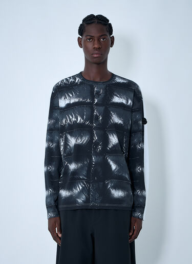 Moncler x A$AP ROCKY 徽标图案印花 T 恤 黑色 map0162007
