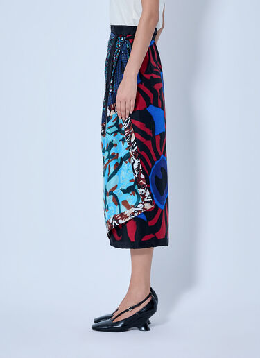 Dries Van Noten Scarfy Long Skirt Blue dvn0265011