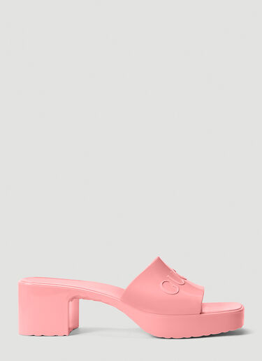 Gucci Rubber Mules Pink guc0241082