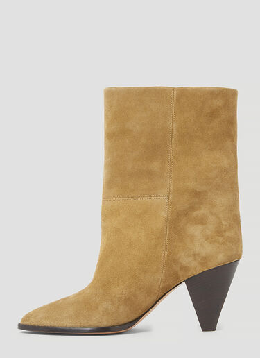 Isabel Marant Rouxa Suede Boots Camel ibm0253023