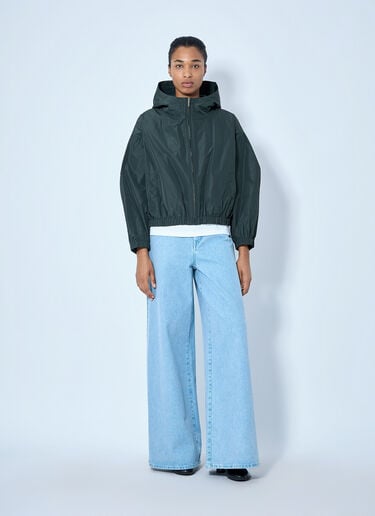 Max Mara Hooded Zip Jacket Green max0265213