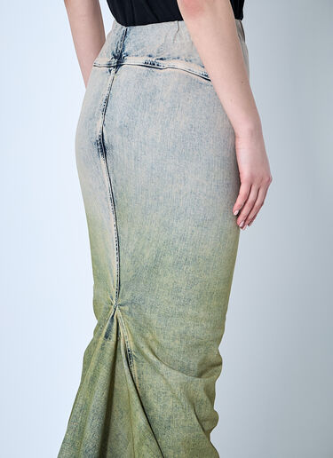 Moncler x Rick Owens Acid Degrade Al Maxi Skirt Green mcs0355020