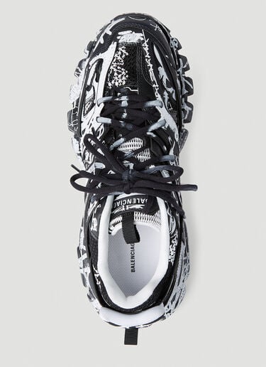 Balenciaga Graffiti Track Sneakers Black bal0152010