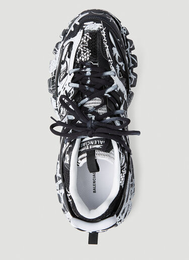 Graffiti Track Sneakers Balenciaga Graffiti Track Sneakers Black bal0152010