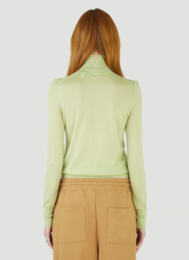 Burberry Marena Fine-Knit Top Green bur0245019