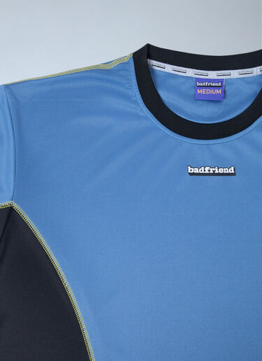 Logo Motif T-Shirt Badfriend Logo Motif T-Shirt Blue bad0162003