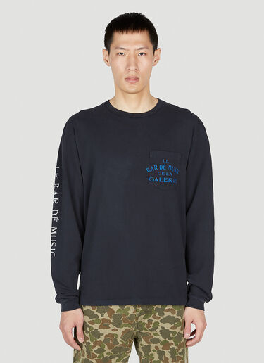 Gallery Dept. 르 바 숍 긴소매 티셔츠 블랙 gdp0150027