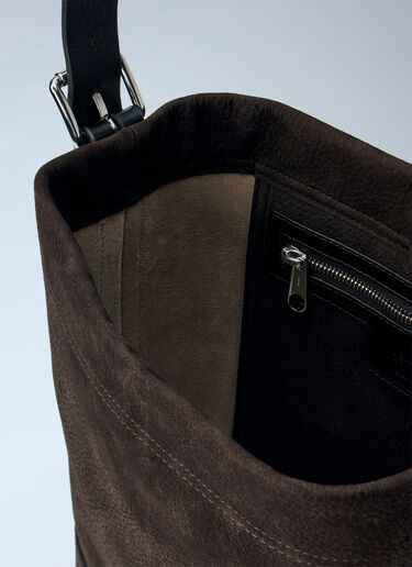 LN-CC® - Lemaire: Small Belted Tote Bag - Brown Lemaire Small Belted Tote Bag Brown lem0266027