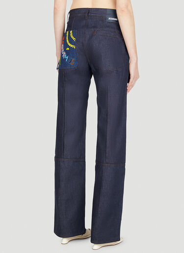 Jacquemus Le De Nimes Bordado 牛仔裤 蓝色 jac0251052