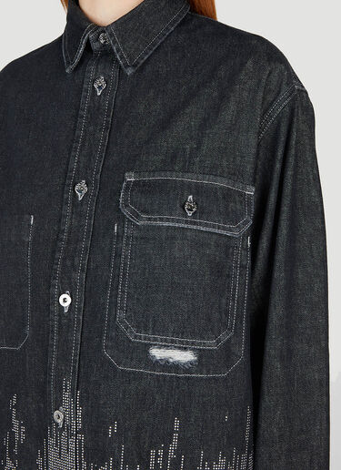 Studded Workwear Shirt JW Anderson Studded Workwear Shirt Grey jwa0252003