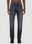 VETEMENTS Laser Logo Print Jeans Blue vet0151002